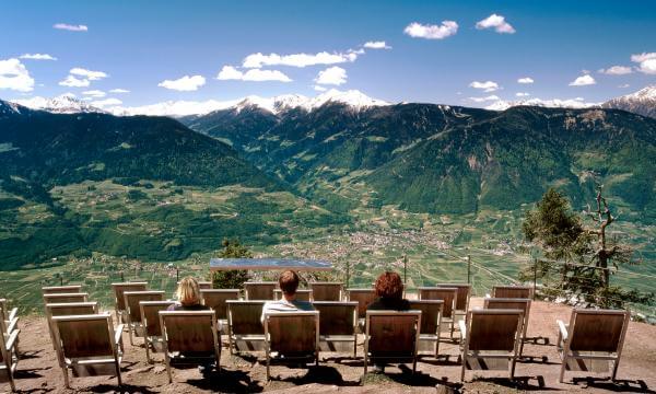 Südtirol Aussicht Knottenkino Bergkette South Tyrol mountains