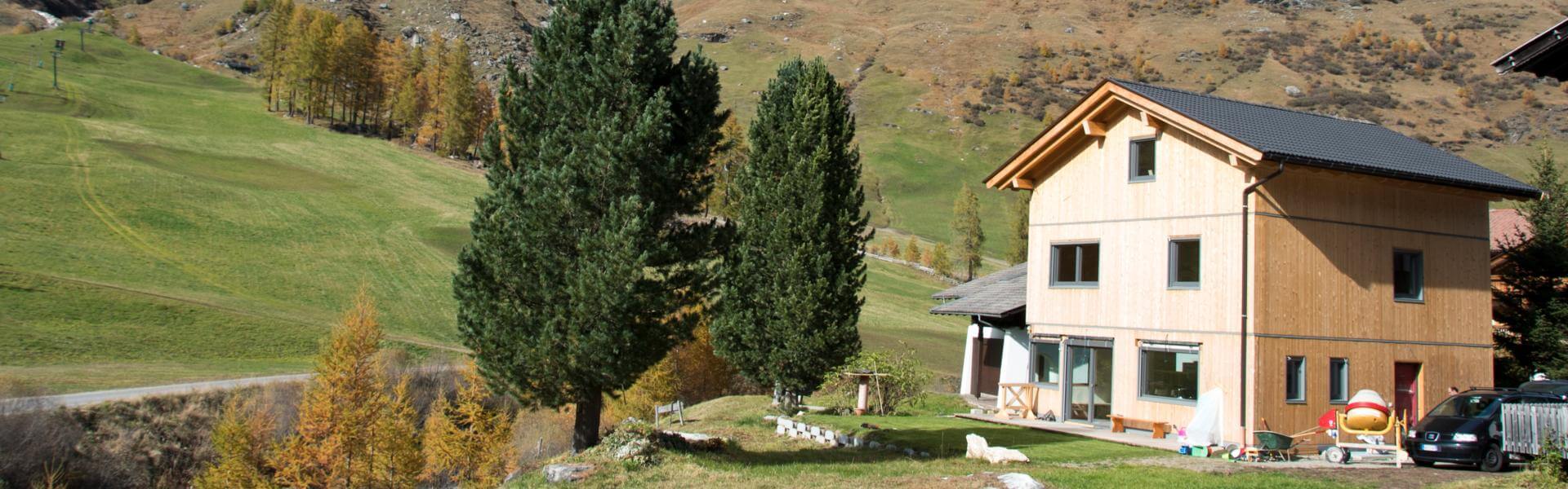 pareti legno massiccio LiNa Haus Leneco Natura Alto Adige