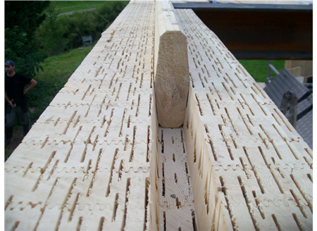 parete in legno massiccio Lina Leneco Alto Adige